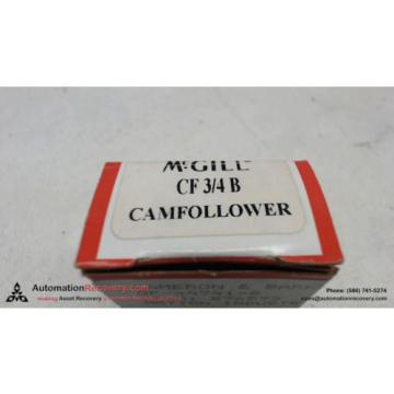 MCGILL CF 3/4 B CAM FOLLOWER BEARING, NEW #108879