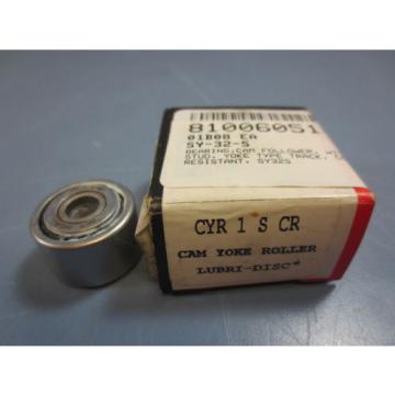 1 Nib McGill CYR-1-S-CR CYR1SCR Cam Yoke Roller RD 1.0000&#034; RW .6250&#034; BD .3125&#034;