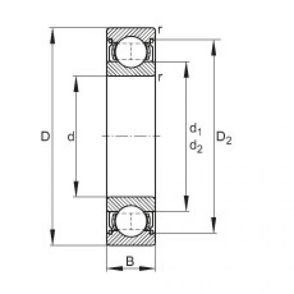 FAG   840TQO1170-1   Rillenkugellager - 602-2Z Industrial Plain Bearings #1 image