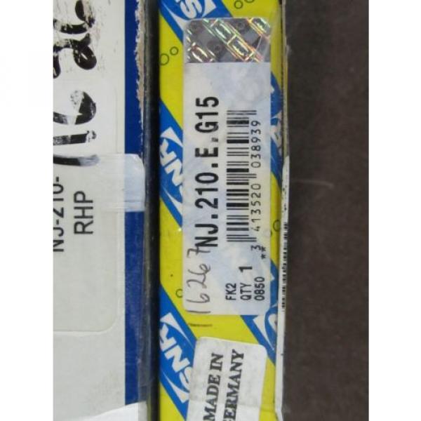 NJ210   M282249D/M282210/M282210D   BEARING RHP NJ-210 &amp; SNR NJ.210.E.G15 LOT OF 3 Industrial Plain Bearings #4 image