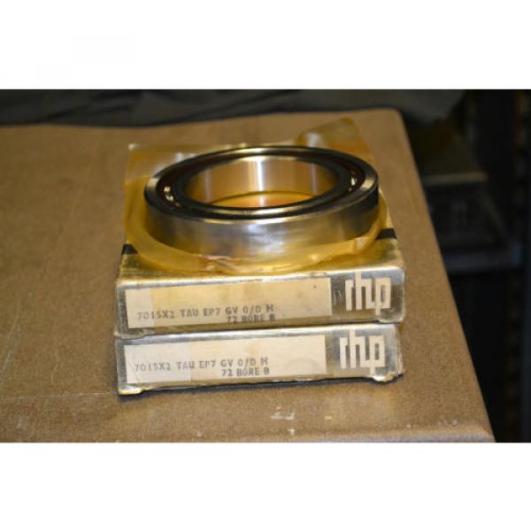 (Lot   M284148DW/M284111/284110D   of 2) RHP Preceision 9-7-5 , 7015X2 TAU EP7 GV 0/D M, 72 BORE B Bearing Online Shoping #1 image