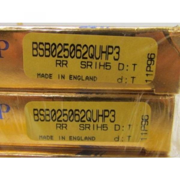 RHP   EE665231D/665355/665356D   BSB025062QUHP3 RR SRIH5 D:T Matched Set of 4 Super Precision  NIB Industrial Bearings Distributor #3 image